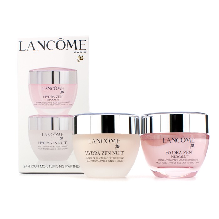 Крем для лица и ночной крем Lancome Hydrazen Neocalm 50мл + 50мл для увлажнения и восстановления кожи