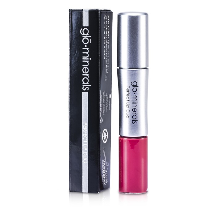 Набор для губ Glominerals Perfect Lip Duo: помада 1,5 г и блеск 3,2 мл в оттенке Royal