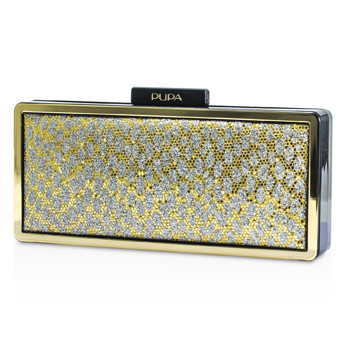 палетка для макияжа Pupa Clutch Mania Fashion Night с тенями, румянами и блесками для губ, 18.7 г
