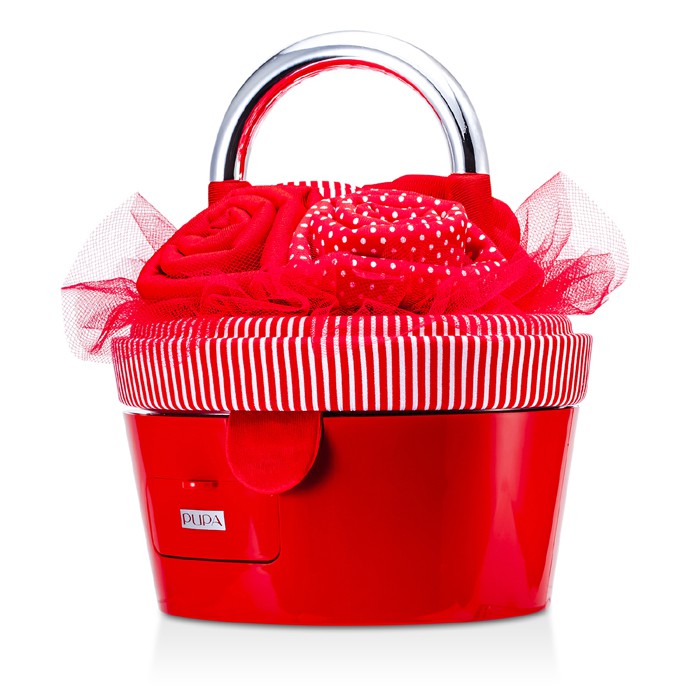 Косметическая палитра Pupa Haute Couture Vanity, 24 г: бронзирующая пудра, румяна, тени, карандаш и блески для губ