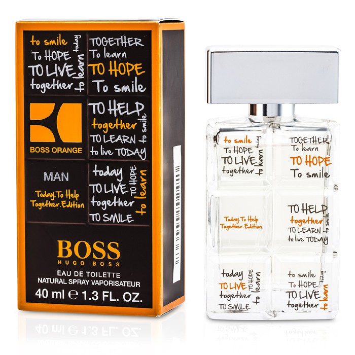 Eau de Toilette Orange Charity для мужчин с фруктово-древесным ароматом, 40 мл