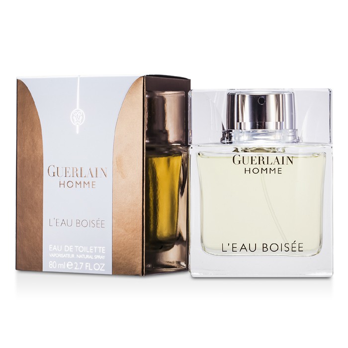 Guerlain Homme L'Eau Boisee туалетная вода для мужчин 80 мл – древесный шипровый аромат с нотами лайма и ветивера