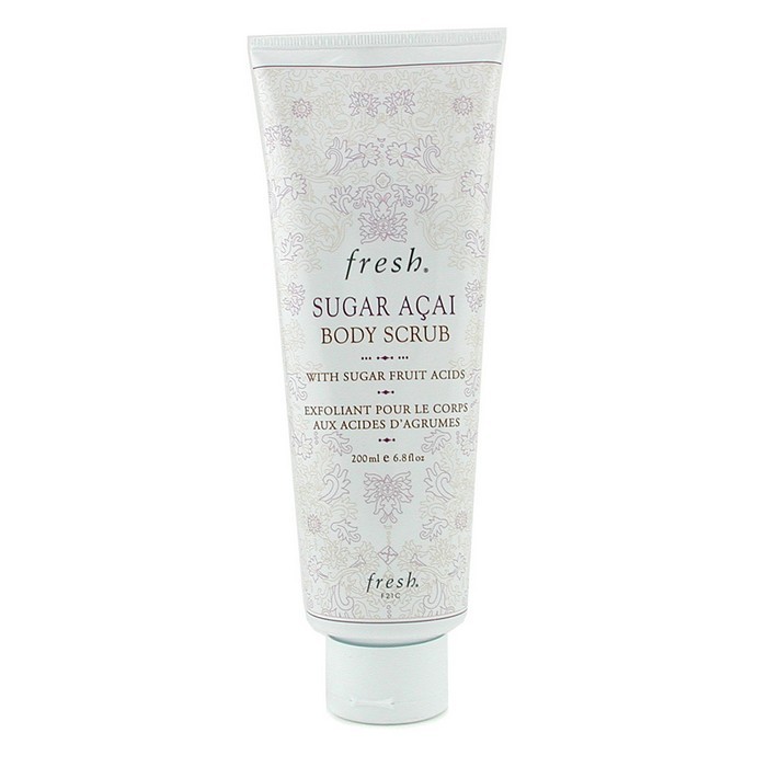 Скраб для тела с сахаром и акай для гладкости кожи Fresh, 200 мл