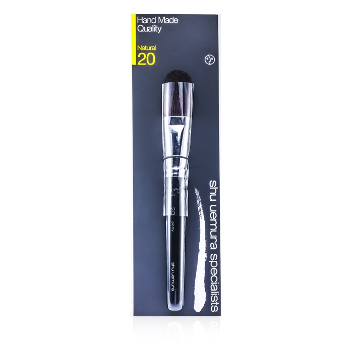 Кисть для румян Shu Uemura из натурального ворса 20 см для точного нанесения и растушевки пудры и румян