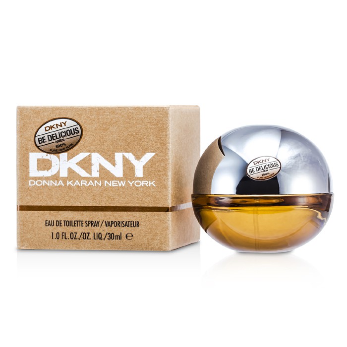 DKNY Be Delicious туалетная вода для мужчин с фруктово-древесным ароматом, 30 мл