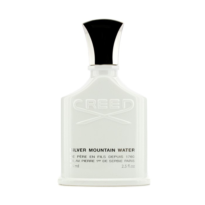 Creed Silver Mountain Water, парфюмированный спрей 75 мл, с bergamot и зеленым чаем, для мужчин, свежий и утонченный аромат