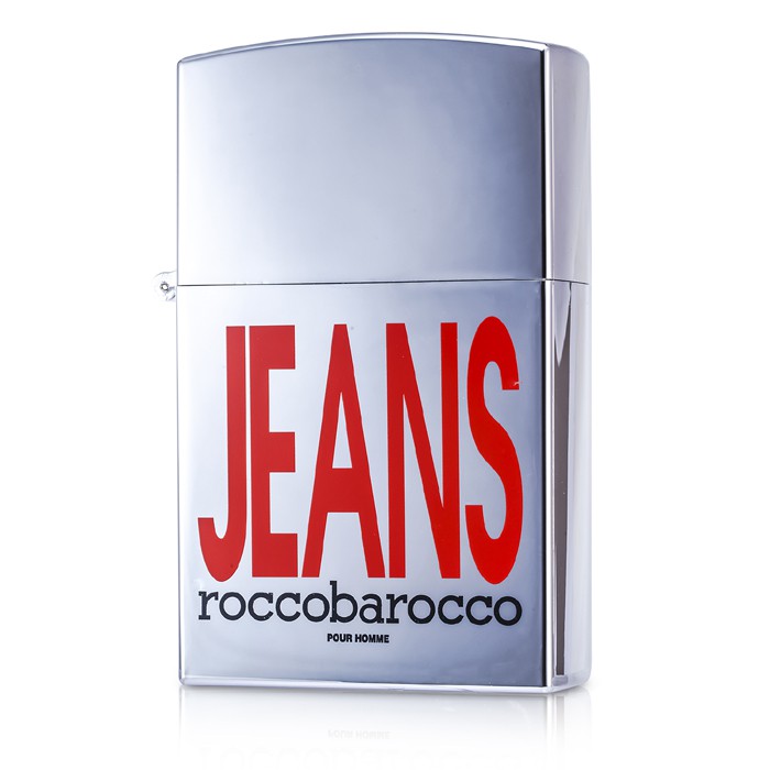 туалетная вода Roccobarocco Silver Jeans с цитрусовыми нотами для мужчин 75 мл