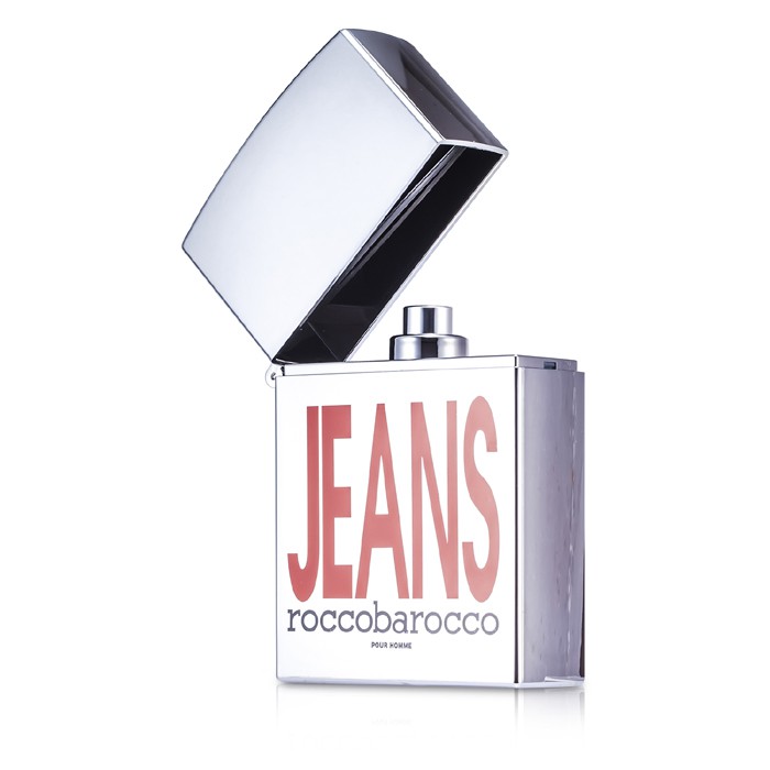 туалетная вода Roccobarocco Silver Jeans с цитрусовыми нотами для мужчин 75 мл