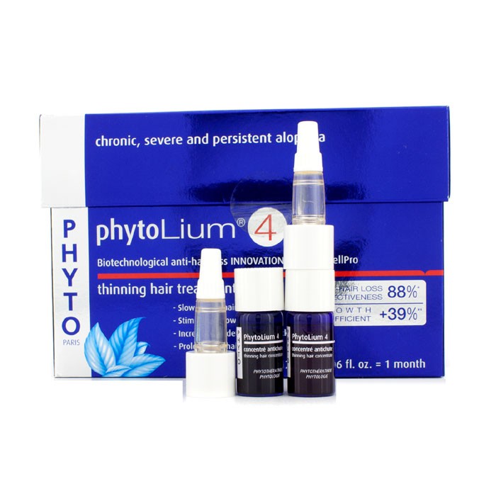 Уход для тонких волос Phyto с ботаническим комплексом CapicellPro, 12x2 мл