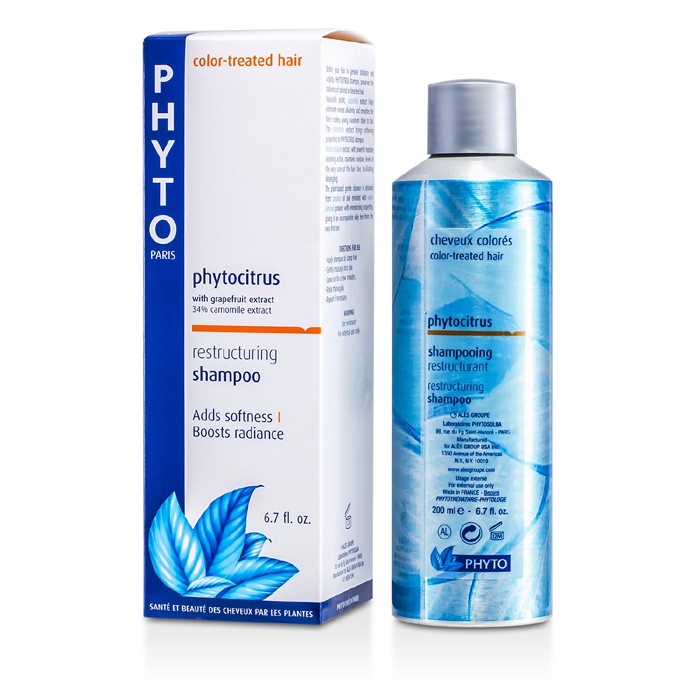 Шампунь Phyto для окрашенных волос с экстрактом грейпфрута, 200 мл