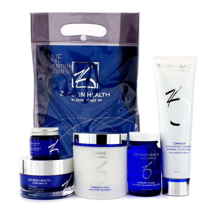 Комплекс средств для профилактики и лечения акне Zo Skin Health, 5 продуктов