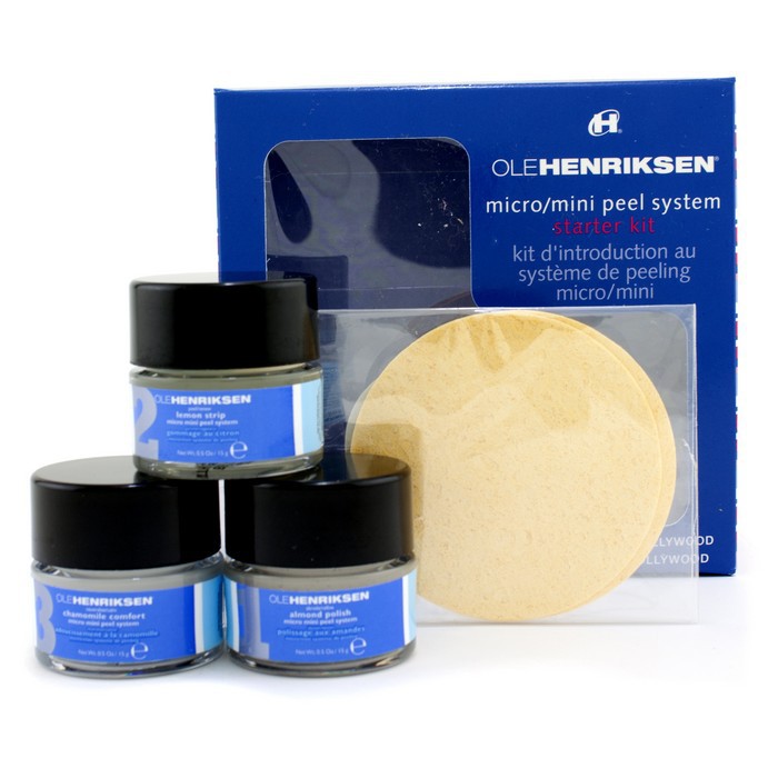 Комплект для микропилинга OLE Henriksen: скраб, пилинг, крем для лица, 3 шт.
