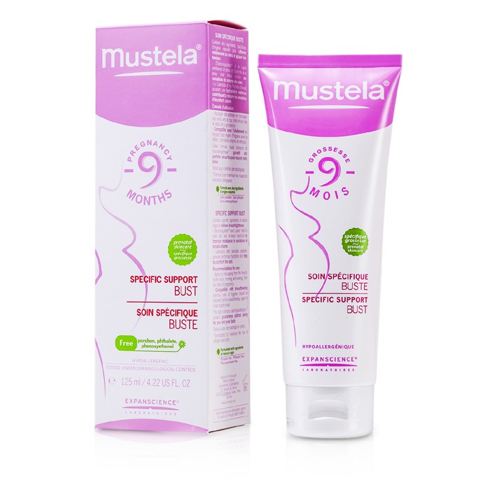 Эмульсия для груди Mustela с Elastoregulator® 125 мл — поддержка упругости и эластичности кожи после беременности