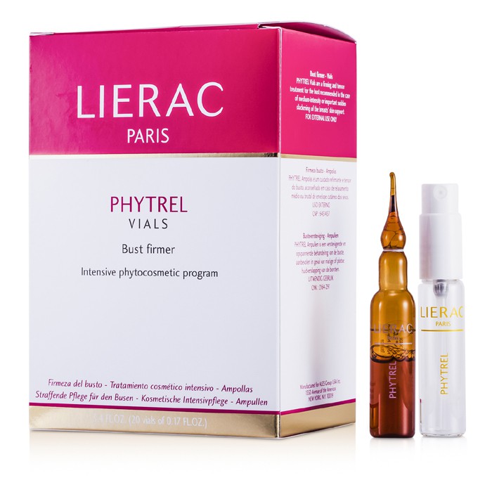 Lierac укрепляющие ампулы для бюста с растительными экстрактами, 20x5 мл