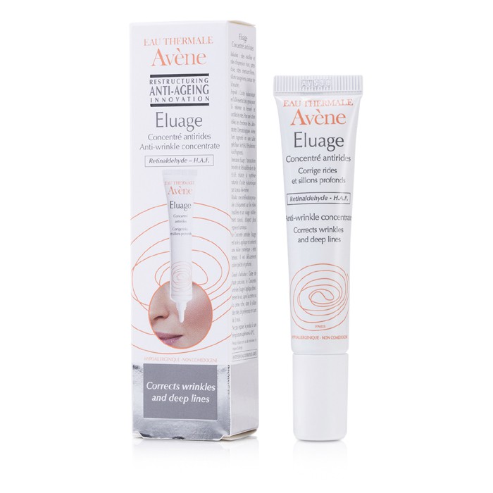 Концентрат против морщин Avene с гиалуроновой кислотой и ретинальдегидом для лица, 15 мл