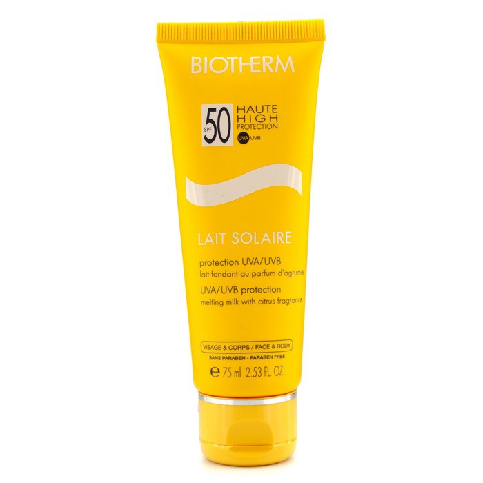 Biotherm молочко солнцезащитное SPF 50 для лица, с термальным планктоном, 75 мл