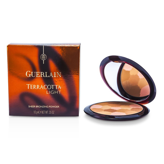 Пудра-бронзатор Guerlain Terracotta Light с сияющими оттенками для лица, 10 г