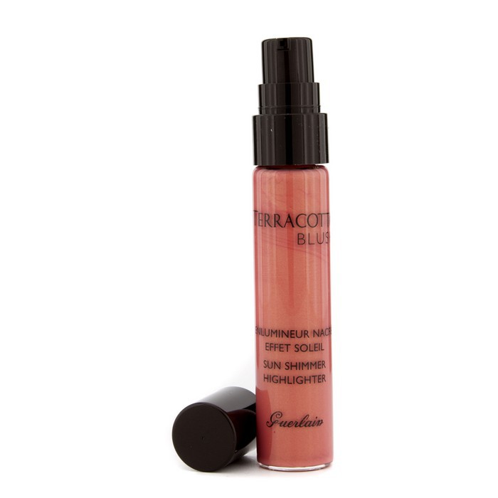 Румяна-хайлайтер Guerlain Terracotta с перламутровым эффектом для лица 03 Spicy Coral 10 мл