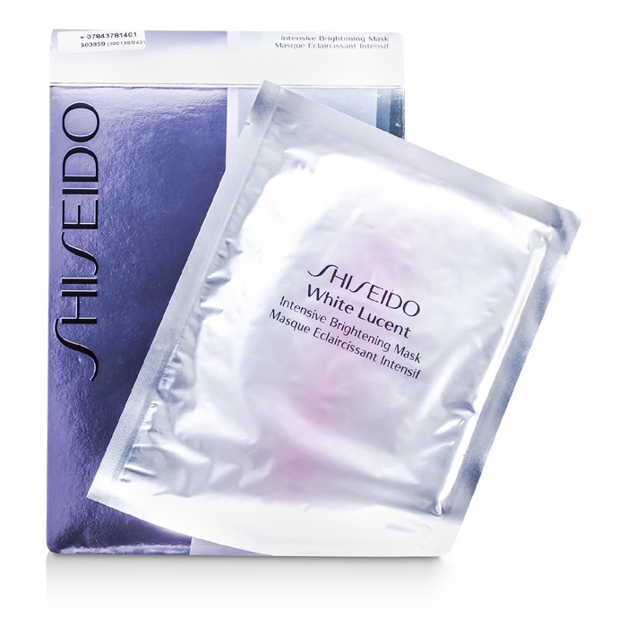 Маска для лица Shiseido White Lucent с витамином C, интенсивное осветление, 6 шт.