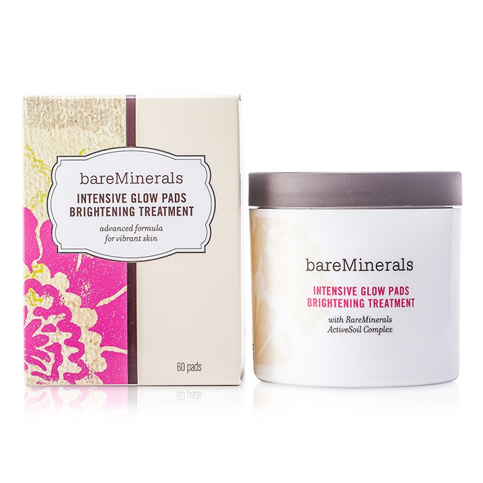 BareMinerals подушечки для сияния кожи с ActiveSoil Complex, 60 шт.