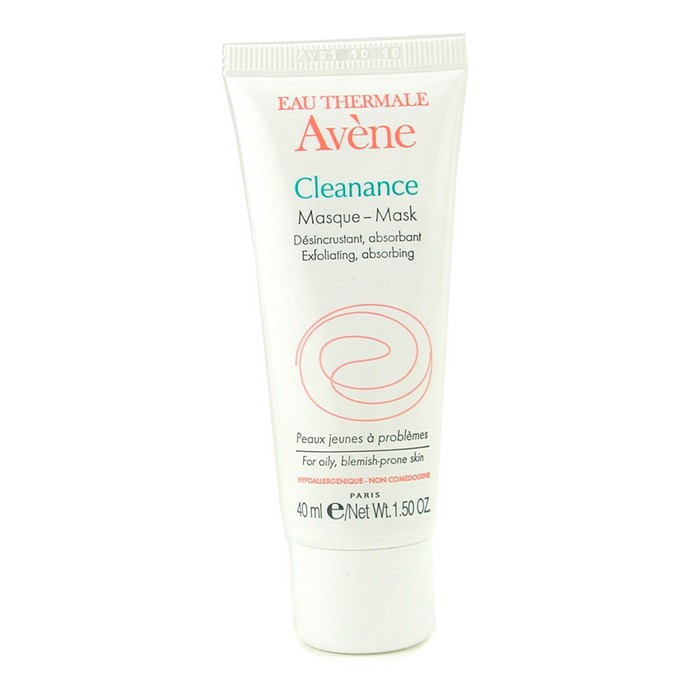 Очищающая маска Avene с термальной водой для жирной кожи, 40 мл