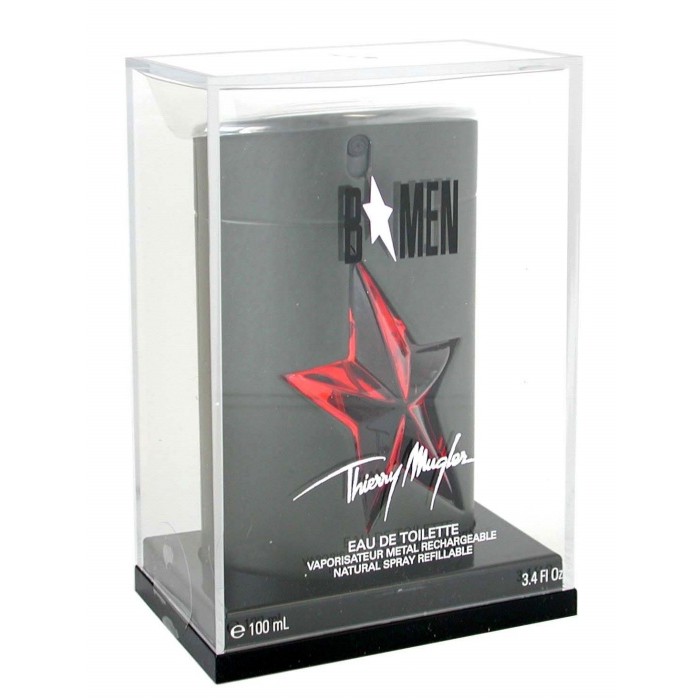 Thierry Mugler B*Men Metal Flask туалетная вода 100 мл для мужчин с аккордами ревеня и ветивера