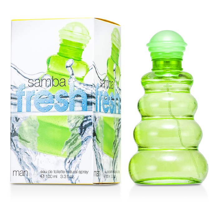 Samba Fresh туалетная вода для мужчин, 100 мл — освежающий аромат с цветочными и древесными нотами