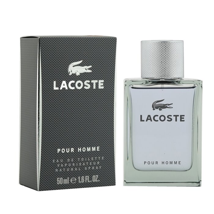 Lacoste Pour Homme туалетная вода, 50 мл — свежий аромат с нотами грейпфрута, кориандра и ванили для уверенных мужчин