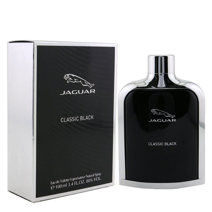 Jaguar Classic Black туалетная вода 100 мл для мужчин с цитрусовыми и древесными нотами