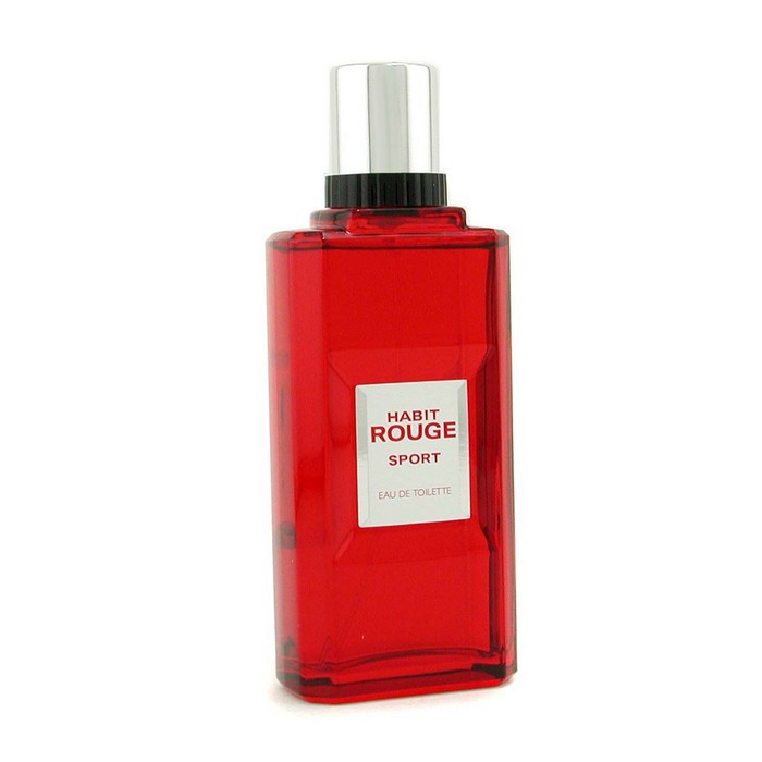 Guerlain Habit Rouge Sport туалетная вода для мужчин 100 мл с нотами лайма, бамбука и пачули