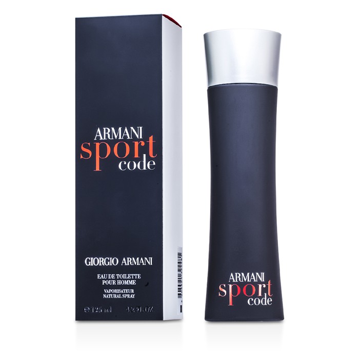 Armani Code Sport туалетная вода 125 мл — древесно-цитрусовый аромат для активных мужчин