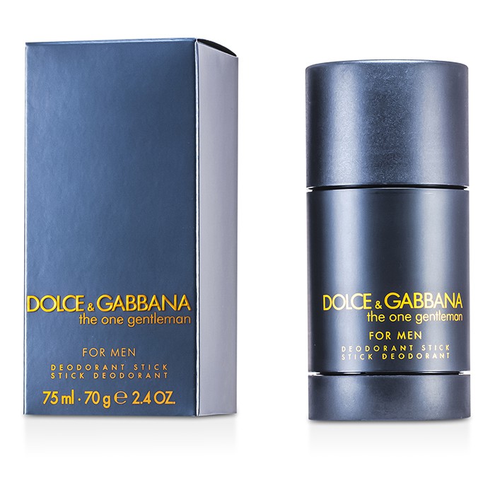 Дезодорант-стик Dolce & Gabbana The One Gentleman, 75 мл, для мужчин, с защитой от запаха и нежным ароматом