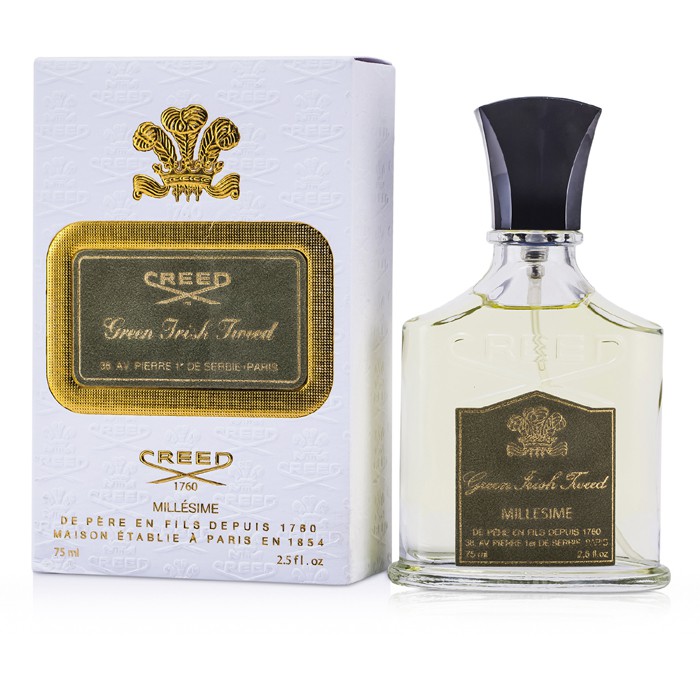Creed Green Irish Tweed парфюмированный спрей 75 мл — аромат для уверенного джентльмена с нотами ириса и сандала