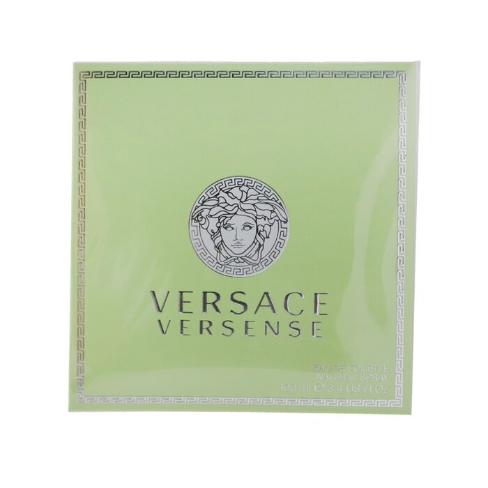 Versace Versense туалетная вода 100 мл — свежий аромат с нотами бергамота, жасмина и сладких ингалов фиги для женщин