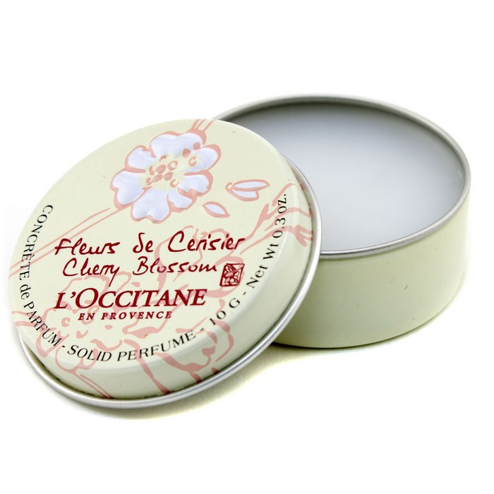 Твердое парфюмерное средство L'Occitane «Цветы вишни», 10 г — нежный аромат вишневых цветов для пульсовых точек