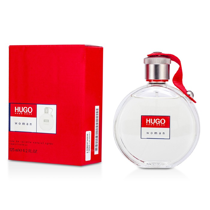 Туалетная вода Hugo Woman от Hugo Boss, 125 мл — свежий аромат с нотами канталупы и мускуса для современных женщин