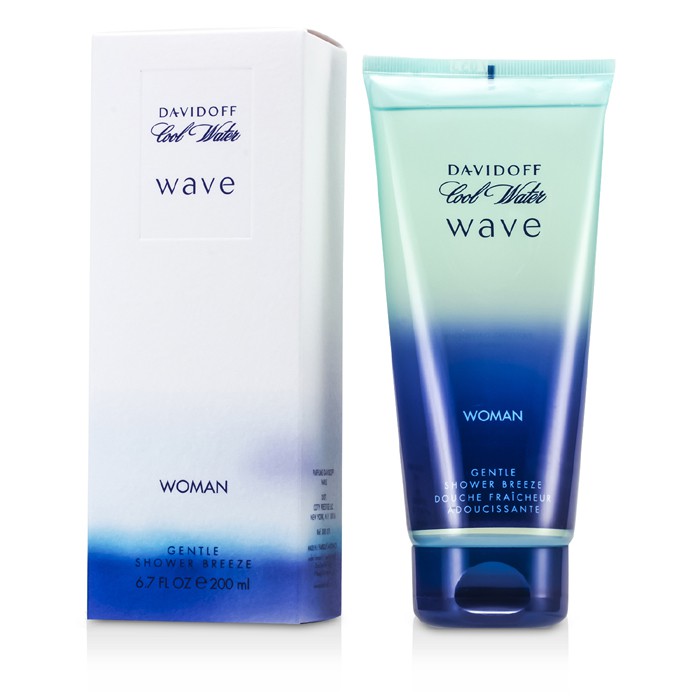 Душевой гель Davidoff Cool Water Wave с увлажняющими компонентами для всех типов кожи, 200 мл