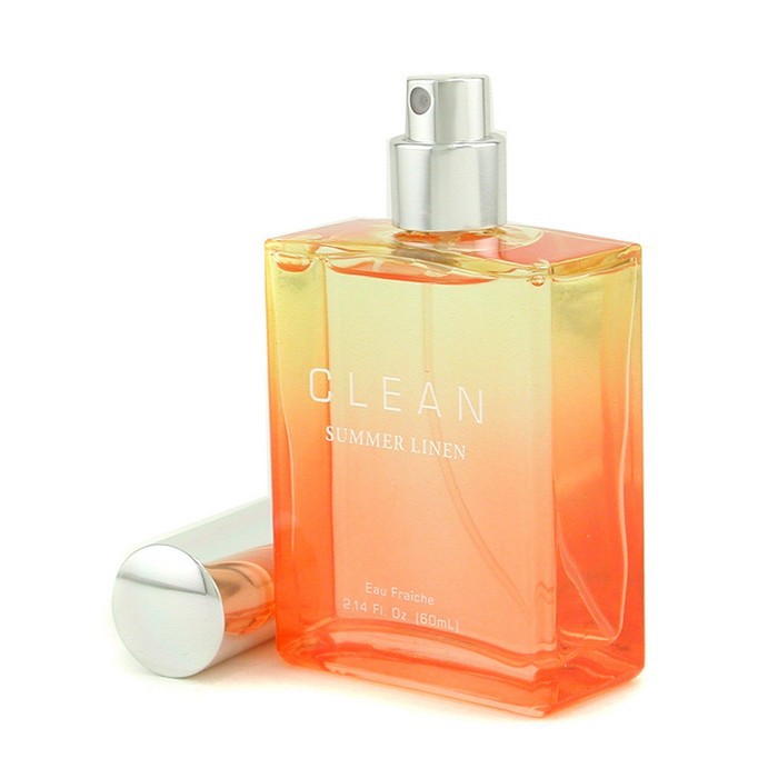 Парфюмерная вода Clean Summer Linen для женщин с бергамотом, лимончелло и грушей, 60 мл