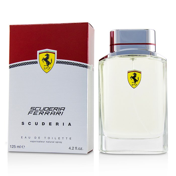 Туалетная вода Ferrari Scuderia, 125 мл — элегантный аромат с нотами лимона и мяты для современных мужчин