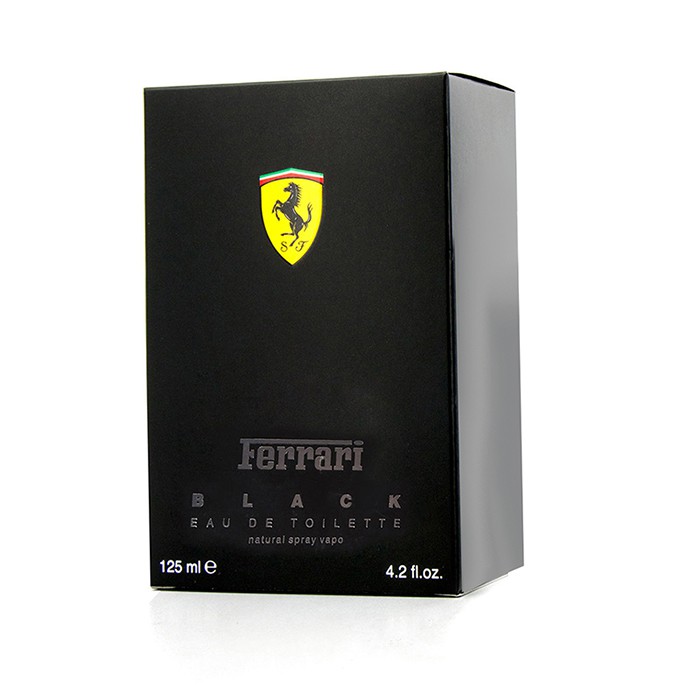 Ferrari Black туалетная вода для мужчин с яркими нотами лайма и бергамота, 125 мл