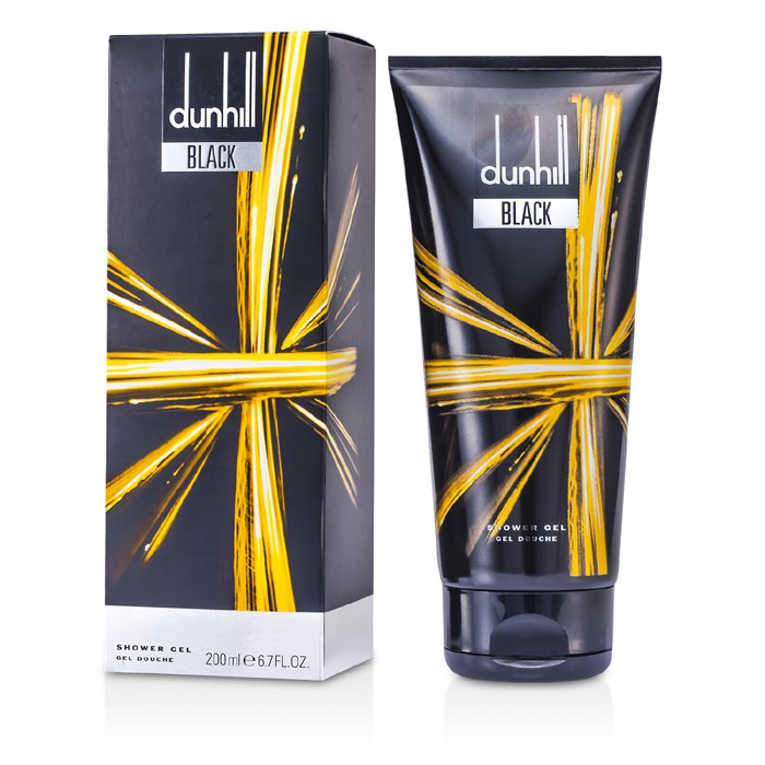 Гель для душа Dunhill Black с увлажняющими компонентами, 200 мл