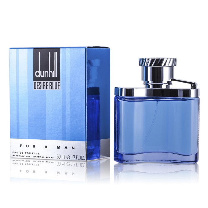 Dunhill Desire Blue туалетная вода 50 мл — чувственный аромат с бергамотом, яблоком и пачули для мужчин