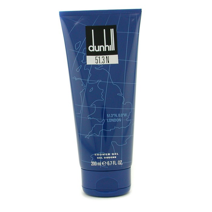 Гель для душа Dunhill 51.3 N с увлажняющим эффектом, для всех типов кожи, 200 мл