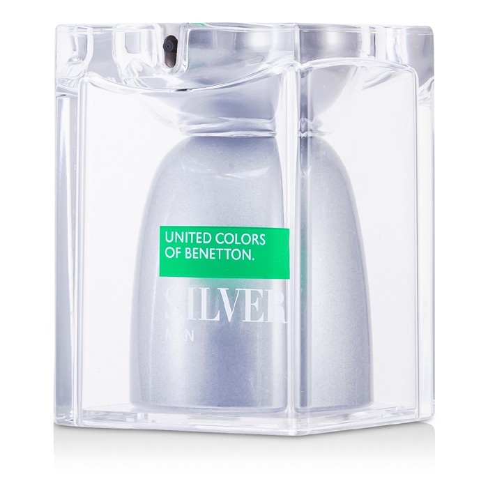Духи для мужчин Benetton Silver с бергамотом и пачули, 75 мл