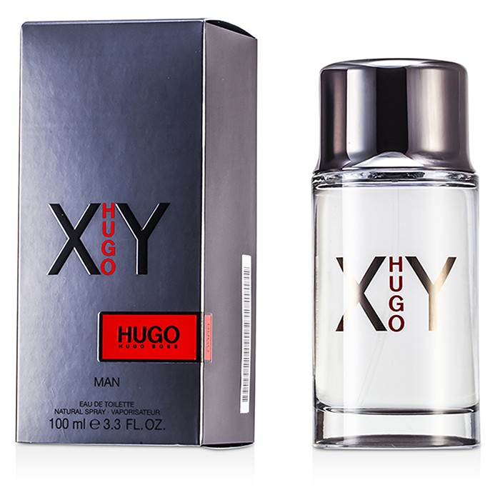 Hugo XY туалетная вода, 100 мл — свежий аромат мяты и базилика для уверенных мужчин