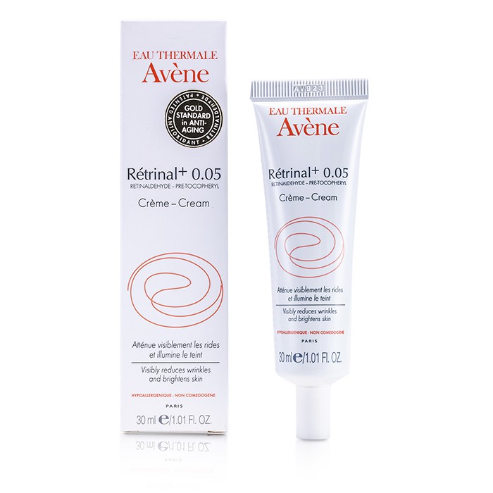 Крем для лица Avene с ретинальдегидом 0.05% для борьбы с признаками старения, 30 мл
