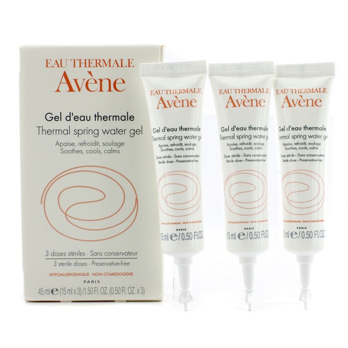Avene гель с термальной водой для успокоения кожи 3x15 мл