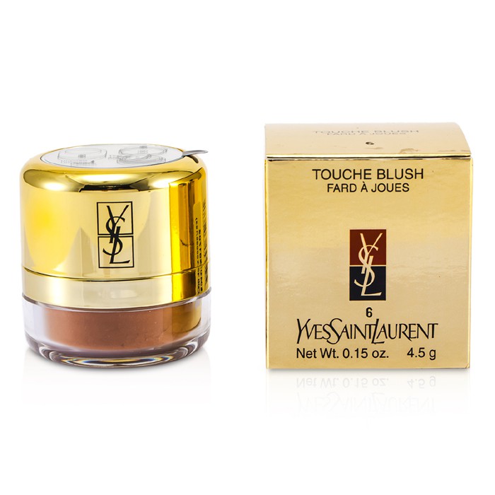 Румяна с эффектом сияния для лица Yves Saint Laurent Touche Blush No. 6 Sienna, 4.5 г