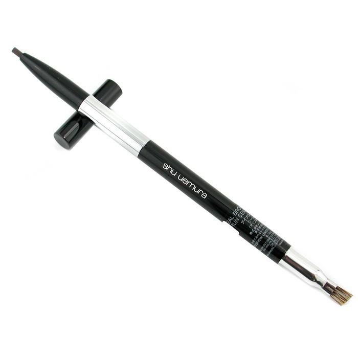 Карандаш для бровей Shu Uemura с щеточкой, цвет Seal Brown, автоматический, перезаправляемый