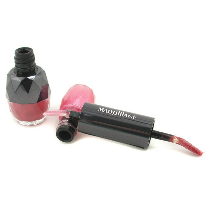 Губная помада Shiseido Maquillage Rouge Enamel Glamour RS568, 5.9 г, с гиалуроновой кислотой и блеском